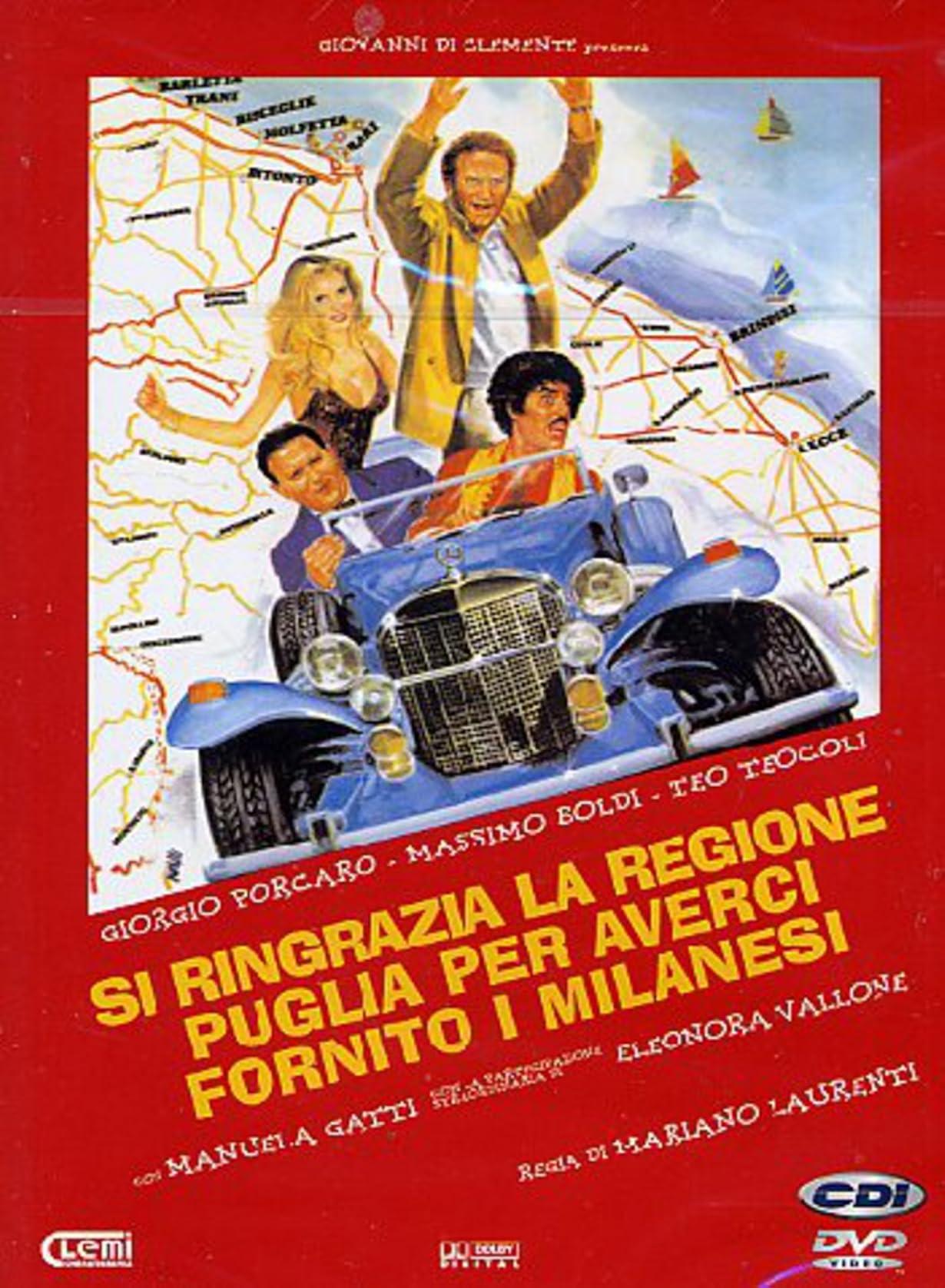 Si Ringrazia La Regione Puglia Per Averci Fornito I Milanesi streaming ita