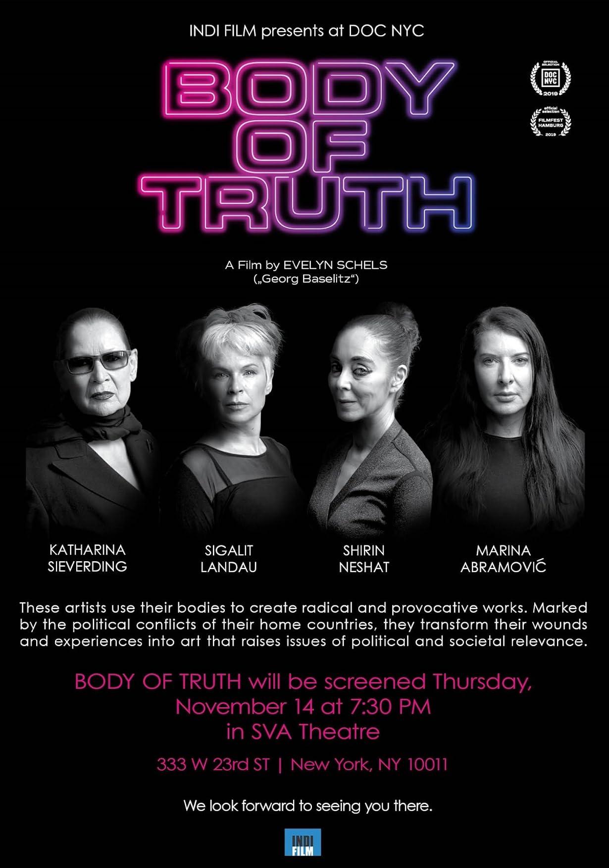Body of Truth streaming ita